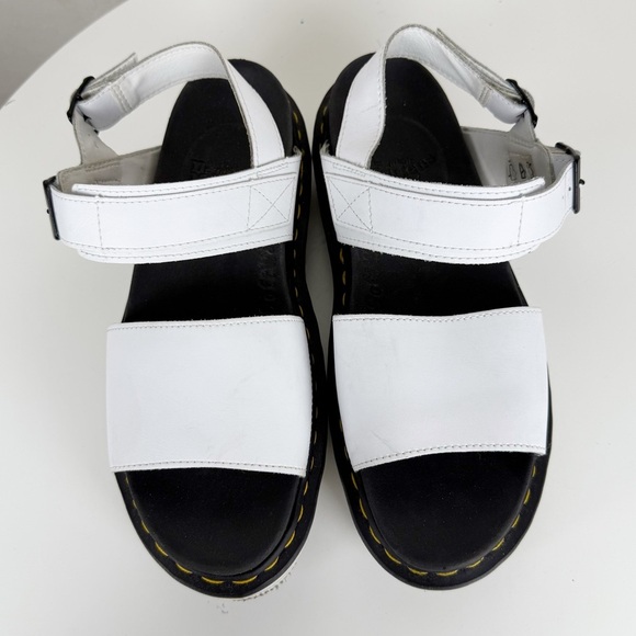 Dr. Martens Voss White Leather Strap Sandals - Picture 14 of 16